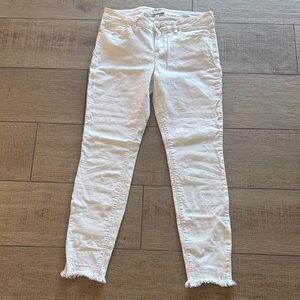 William Rast Women's White Star Skinny crop Denim Jeans 28